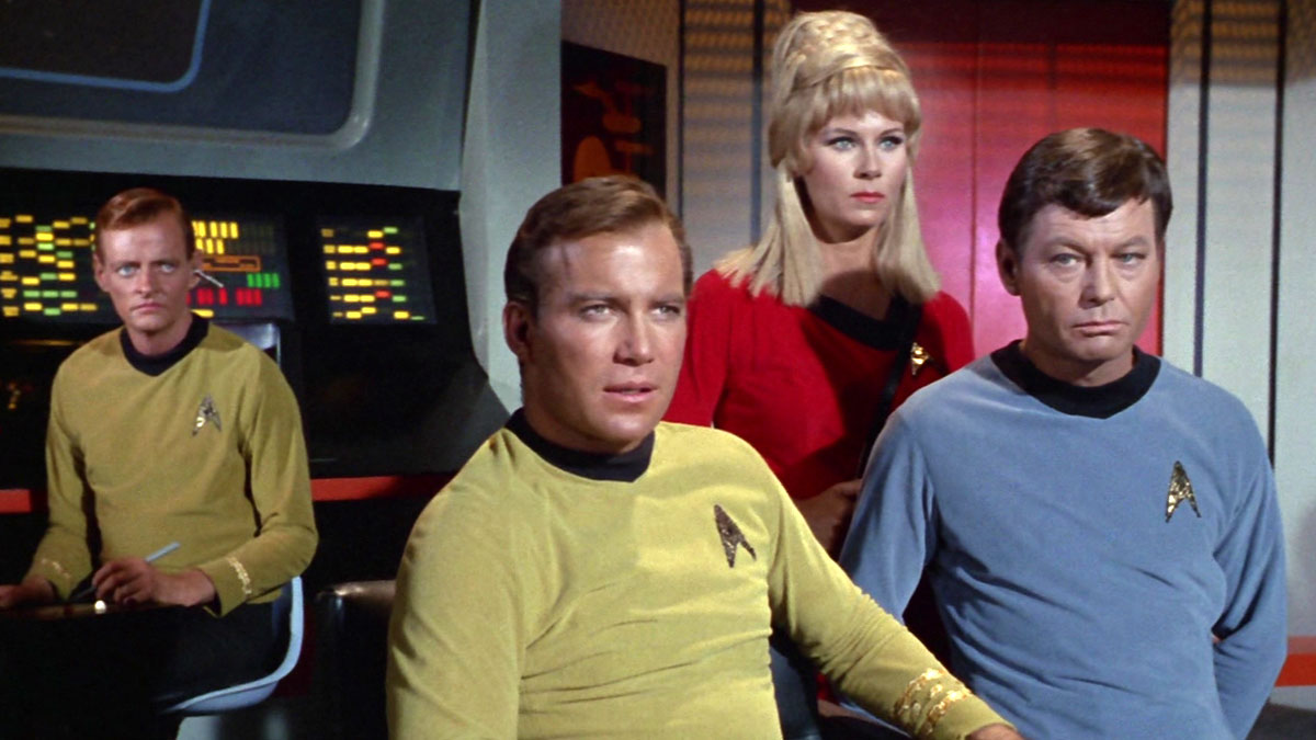 star trek william shatner deforest kelley majel barrett roddenberry
